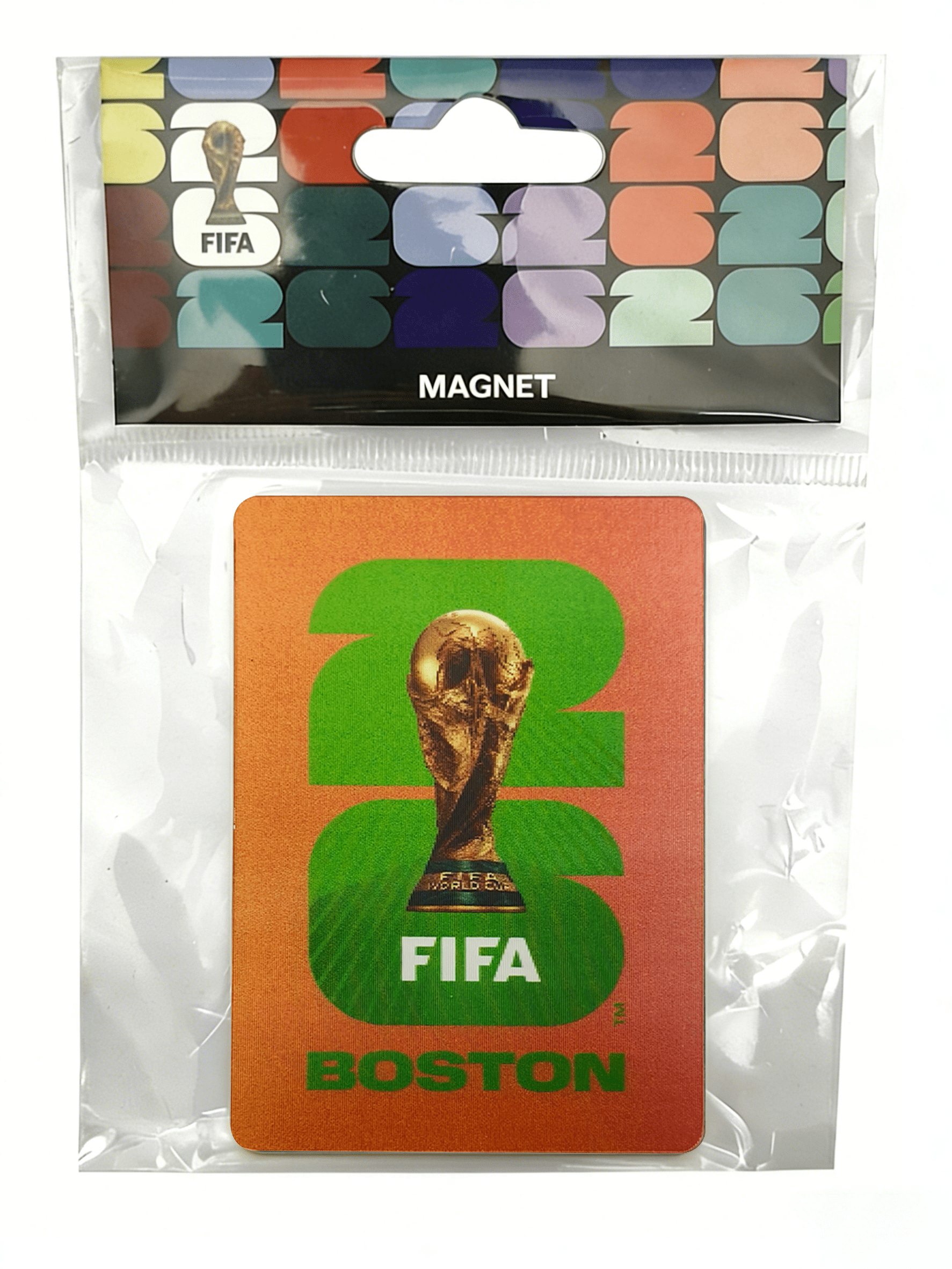 FIFA World Cup 2026 Host City Soccer Lenticular Magnet - Boston