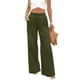 thumbnail image 1 of Pincandy Women's Solid Color Stretch Denim Leggings - 2 Pockets, Loose Wide Leg Fit, Perfect for Gym, Workout & Casual Wear, 1 of 7
