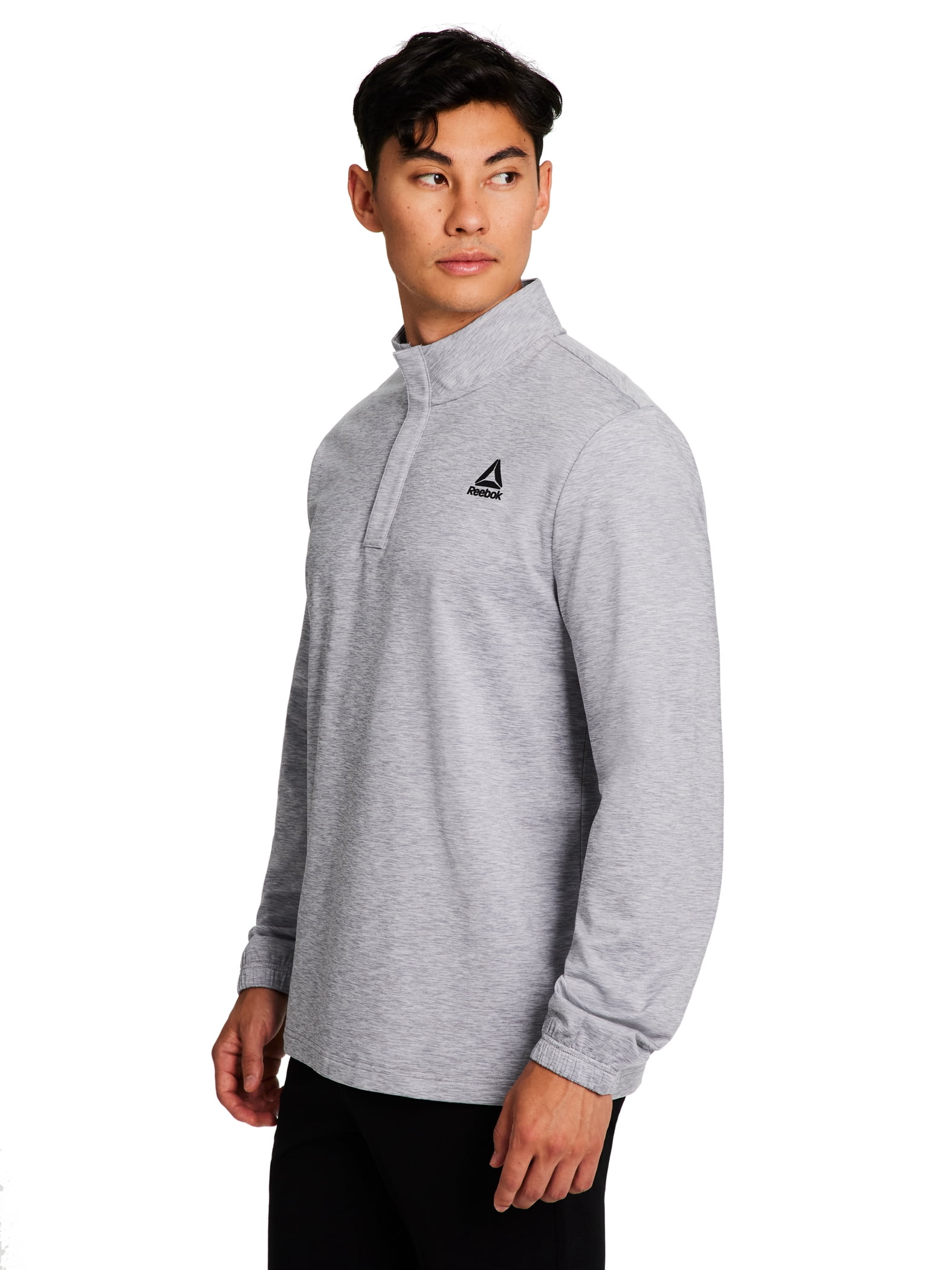 Reebok Men's and Big Men's Active Refined Quarter Zip Pullover, Sizes S-3XL