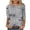 Gray A2, variant on Edvintorg Womens 3/4 Sleeve Tops Halloween Printed Crew Neck Casual Lightweight Pullover Shirt Plus Size Women Clothing S-5XL Red