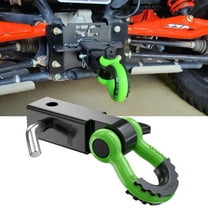 Nilight Shackle Hitch Receiver 2inch 45000 LBs Breaking Strength 3/4" D Ring Shackle w/Trailer Hitch Pin Heavy Duty Solid Recovery Towing Kit for Trucks Jeeps Off-Road