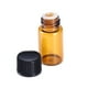 thumbnail image 3 of 12 mini frascos de vidrio ámbar de 3 ml con reductor de orificio para aceites esenciales, productos químicos, colonias y perfumes de Super Z Outlet, 3 of 6