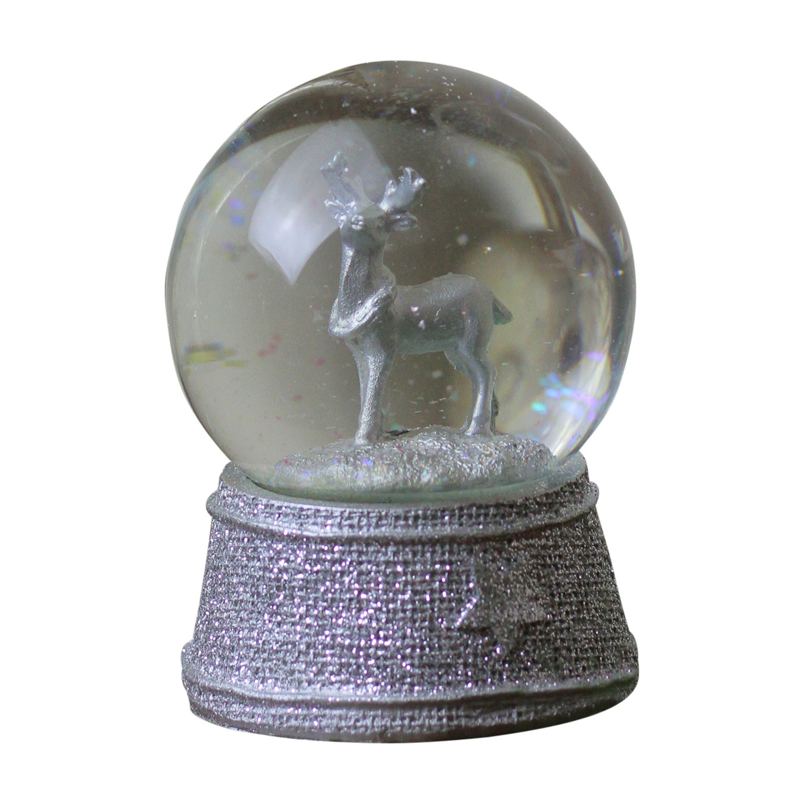 Northlight Glittered Reindeer Snow Globe