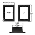thumbnail image 2 of 3 Pack FastCap Black Electrical Outlet Trim Ring Single, 2 of 4