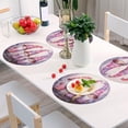 thumbnail image 6 of Coolnut Cute Christmas Gnome Placemats Set of 1 Non-Slip Heat Resistant Dining Table Place Mats Washable Kitchen PVC Weave Table Mats Home Decor Gifts, 6 of 7