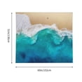 thumbnail image 3 of Pofeuu Beach Print Wall Tapestry Decoration Wall Hanging Tapestry 60 x 51 Inch, 3 of 6