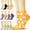 Dots, variant on NevEND 12 Pairs Women Novelty Ankle Socks Colorful Comfort Soft Lightweight Sports Athletic Cotton Socks Size 5-10