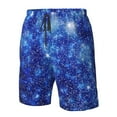 thumbnail image 5 of Naloa Blurred Star Snow Christmas Men's Beach Shorts, Surfing shorts, Swim trunks, Quick Dry Swim Trunks for Surfing Beach Fun - X-Large, 5 of 9