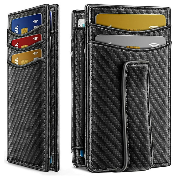 Maytalsory Airtag Wallet Essentials Safe And Secure Easy Leather capacity storage: Wallet Card Holder Money