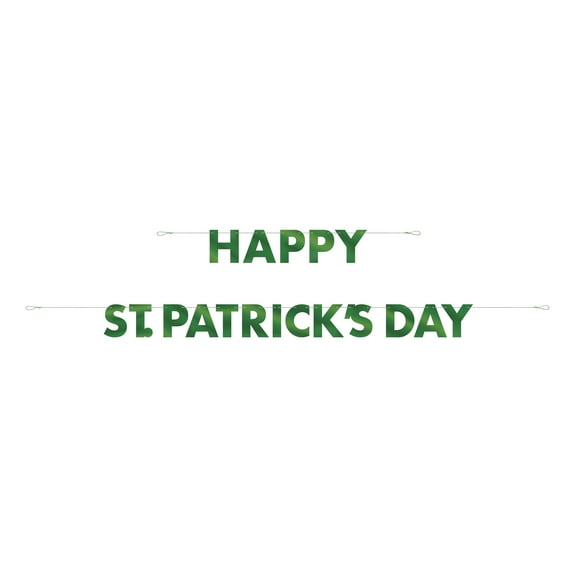 Unique Industries Green St. Patrick's Day Party Banners, 2 Count