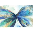 thumbnail image 2 of Pearce, Allison 14x11 Black Ornate Wood Framed with Double Matting Museum Art Print Titled - Blue butterfly, 2 of 4