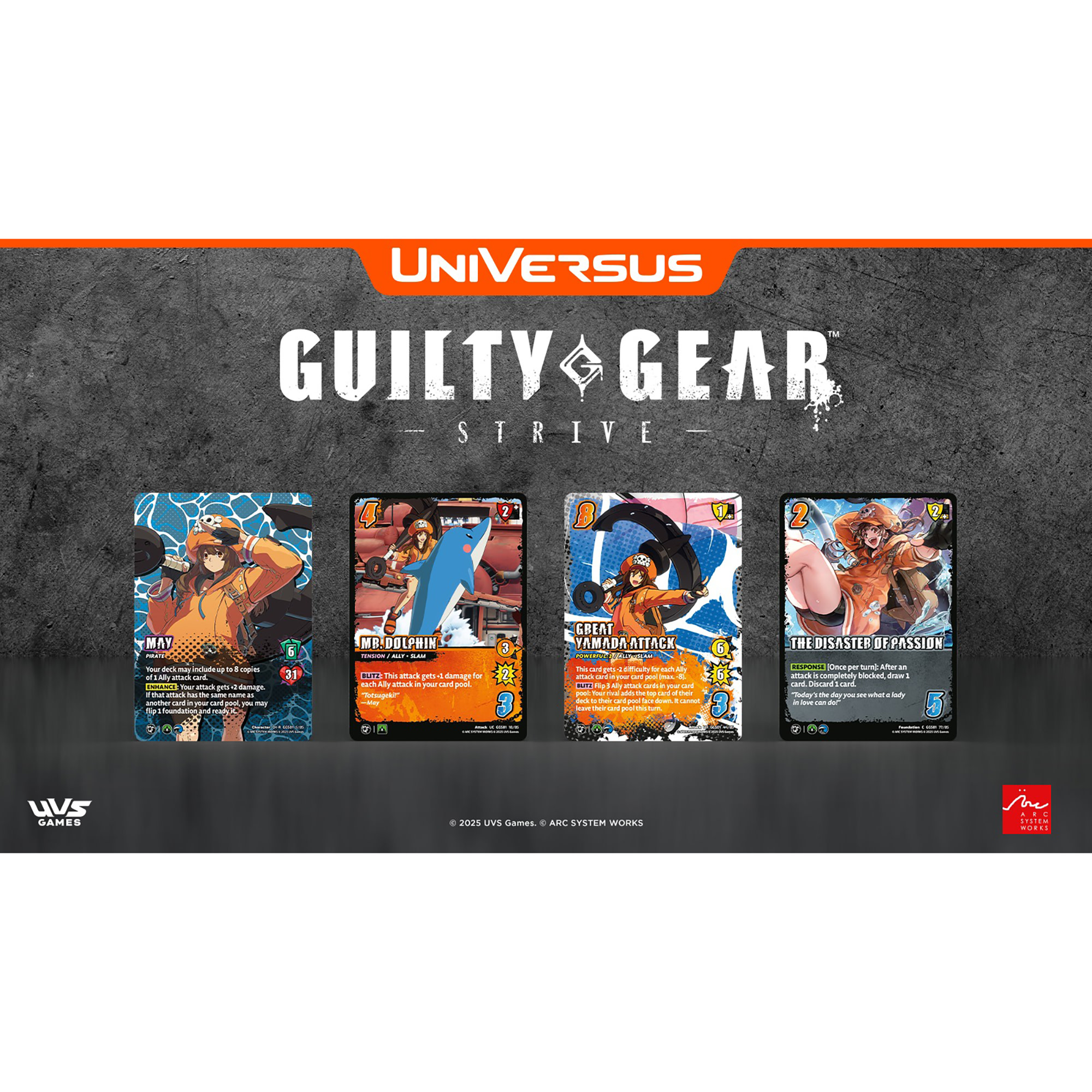 UniVersus: GUILTY GEAR - STRIVE - Blitz Box - 12 Blitz Packs (11 Cards Ea), Battle Deck-Building Trading Card Game, Randomly Assorted, TCG Collectible