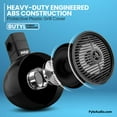 thumbnail image 6 of Pyle 8” Waterproof Off-Road Speakers - 300W 2-Way Marine Wakeboard Tower Sound System (Black), 6 of 9