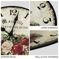 thumbnail image 6 of 12”MDF Wall Clock - Rose, 6 of 11