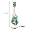 thumbnail image 3 of TIMIFIS Guitarfor Kids Children's Ukulele Toy, Portable Enlightenment Instrument Guitar Toy, 4 Strings Guitar Musical Instruments for Boys and Girls, Beginner's Guitar Education, 3 of 7