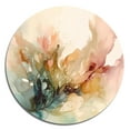 thumbnail image 2 of Designart "Floral Impressions Delicate II" Floral Round Metal Art, 2 of 5
