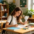 thumbnail image 6 of Desk Fan For Bedroom Refreshing Handheld Fan USB Rechargeable Mini Quiet Fan Portable Desktop Fan With Powerful Wind For Hiking Camping Travel Sports Outdoor Activities, 6 of 6