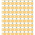 thumbnail image 3 of Yellow and White Duvet Cover Set, Horizontal Bold Stripes with Polka Dots Old Fashioned Tile, Decorative 3 Piece Bedding Set with 2 Pillow Shams, Queen Size, Almond Green Apricot, by Ambesonne, 3 of 3