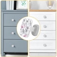 thumbnail image 4 of 4 Pieces Set Drawer Pulls Handle Square Wardrobe Cabinet Knobs with Stainless Steel Screws Furniture Kitchen Decor, 4 of 5