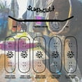 thumbnail image 2 of Slushcult Fingerboard Deck - Stack'em Brown and Green, Popsicle - 32mm, 2 of 2