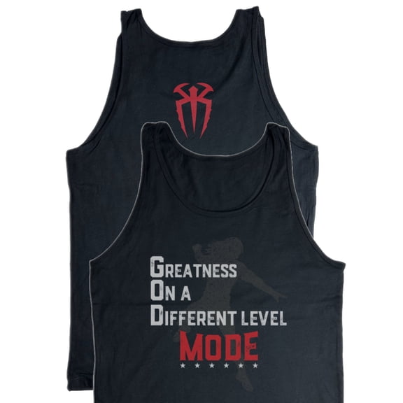 Roman Reigns God Mode Black Tank Top Shirt