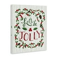 thumbnail image 4 of Stupell Industries Festive Let's Be Jolly Holiday Painting Wrapped Canvas Art Print Wall Art, 16 x 20, 4 of 8