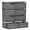 Grey, variant on BAOKALER Non-Woven Fabric Multifunctional Storage Cabinet, 2-Drawer Fabric Dresser, 10.24×15.75×17.32 inches, for Bedroom, Living Room, Hallway,Black
