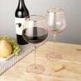 thumbnail image 5 of Twine Rose Red Wine Glasses for Birthday, Holiday Gifts, 20oz Set of 2, 5 of 7