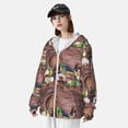 thumbnail image 3 of Vsdgher Sweat à Capuche Imprimé Bouteille Verre Vin Rouge pour Hommes Femmes, Manches Longues Protection Solaire Pêche Course Natation-Grand, 3 of 7