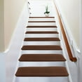 thumbnail image 4 of SAYFUT Non Slip Carpet Stair Treads Stair Rugs Step Treads Stair Pads Stair Covers, Non-Skid Self Adhesive with Stair Nosing for Wood Stair, 4 of 5