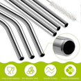 thumbnail image 5 of Stainless Steel Straws, Compatible with Stanley 40oz Tumbler, Reusable Straw with Brush, Compatible with Stanley Adventure Travel Mug, 5 of 5