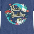 thumbnail image 3 of Disney - Beach Buddies - Toddler & Youth Girls Short Sleeve Graphic T-Shirt, 3 of 5
