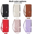 thumbnail image 3 of Multifunctional crossbody lanyard wallet leather phone case for Samsung Galaxy Z fold6 fold5 fold4 wrist strap pen holder cover, 3 of 10