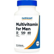 Nutricost Multivitamin for Men 120 Capsules - Male Vitamins and Minerals