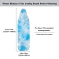 thumbnail image 5 of HELLHERO Blue-white Tie-dyed Ironing Board Cover 3 Fasteners Durable Ironing Board Covers for Household Items, 5 of 5