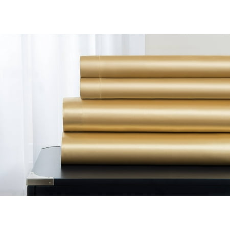 Majestic Excellence Luxuriously Soft Satin, 4 Piece Sheet
