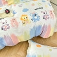 thumbnail image 6 of MorroMorn Twin Duvet Cover Cotton for All Seasons, 3 PCS Bed Set Cute Bedding Sets, 1 Comforter Cover 2 Pillow Cases, Soft Breathable for Girls Kids Teen Toddlers (Rainbow Zoo, Twin/Twin XL Size), 6 of 6