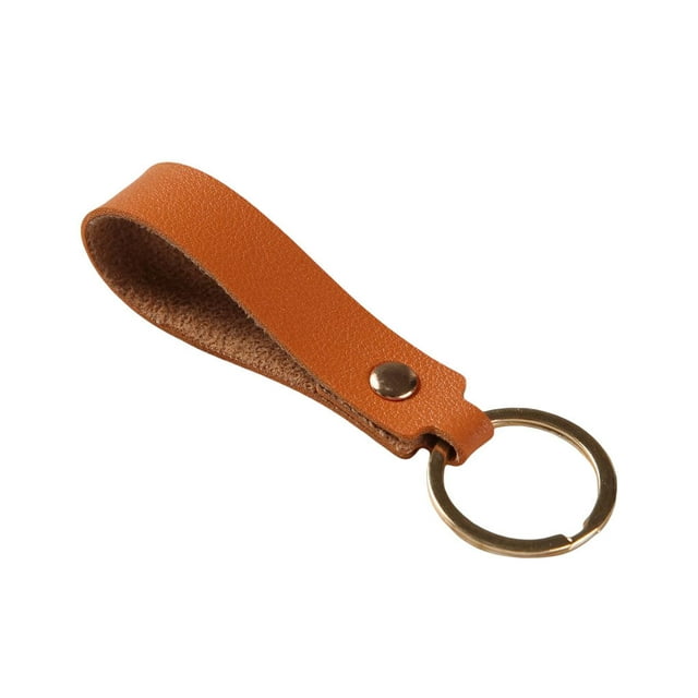 Key Chain Pendant Business Automobile Rope Accessories Unisex Simple Casual Wallet Short Handmade Handcrafted Fashion Brown