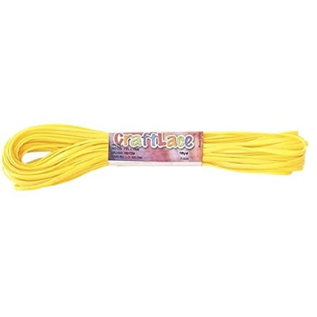 CraftLace Hank Neon Yellow - 10 yds - Pack of 24