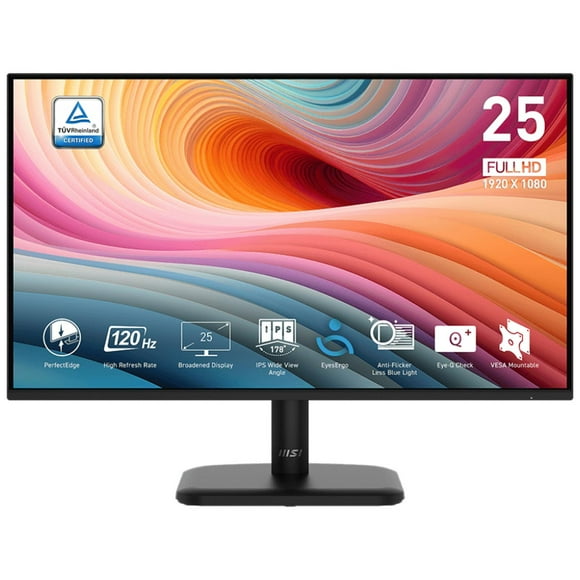 Monitor 24.5" MSI PRO MP251L E2 IPS Full HD 1ms 120Hz HDMI D-Sub Adaptative Sync