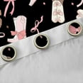 thumbnail image 4 of Feelyou Cute Bowknot Boot Curtains Pack of 2 (42x84 Each) for Girl, Western Cowgirl Princess Curtains Blackout, Fairy Tale Style Bedroom Curtains, Window Curtains Decor, 4 of 6