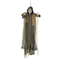 thumbnail image 2 of Morris Costumes 6 ft Hanging Animated Reaper with Light-Up Eyes - Gray, 2 of 3