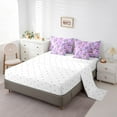 thumbnail image 2 of Starfish Comforter Sets,Queen Bed in A Bag Bedding Set 7 Piece,Ocean Jellyfish Quilt Set,(1 Comforter,2 Pillowcases,1 Flat Sheet,1 Fitted Sheet,2 Throw Pillow Covers), 2 of 4