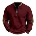 thumbnail image 4 of Vrotazzy Boys Color Block Pullover Sweatshirt Long Sleeve Crewneck Casual Winter Warm Top for Kids Youth,Sizes 8-9 Years, 4 of 4