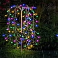 thumbnail image 2 of CoreLiving Solar Powered Willow Tree Lights, Waterproof LED Fairy Pathway String Lighting, Copper Wire Decorative Outdoor Garden Stake for Xmas Decor, 1 Pack, 2 of 9