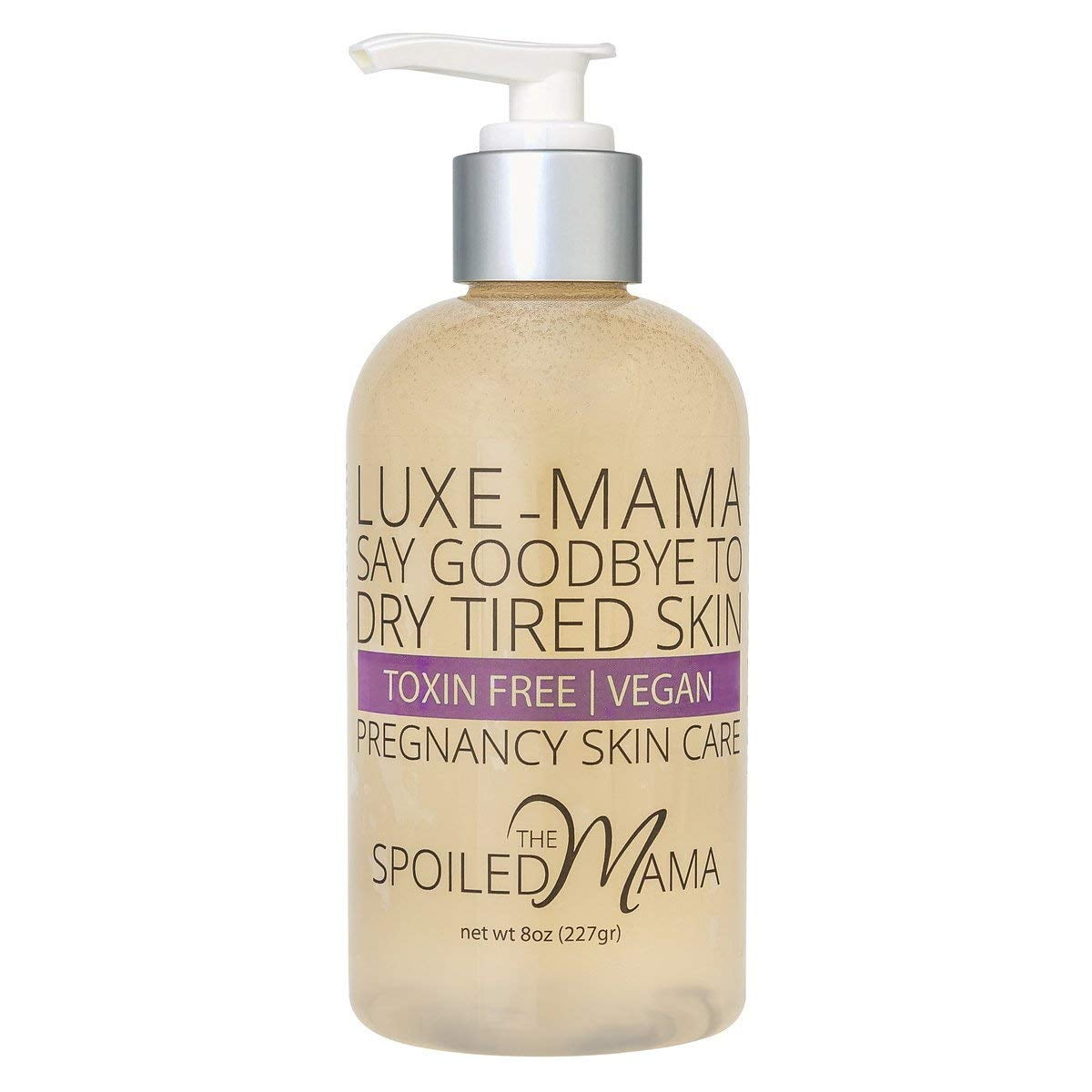 LuxeMama Lavender Vanilla Calming Body Wash for Pregnancy 8 oz
