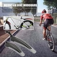 thumbnail image 4 of 2pcs Mountain Bicycle Splash Fender Guard Bike Rear Front Mudguard (Orange), 4 of 7