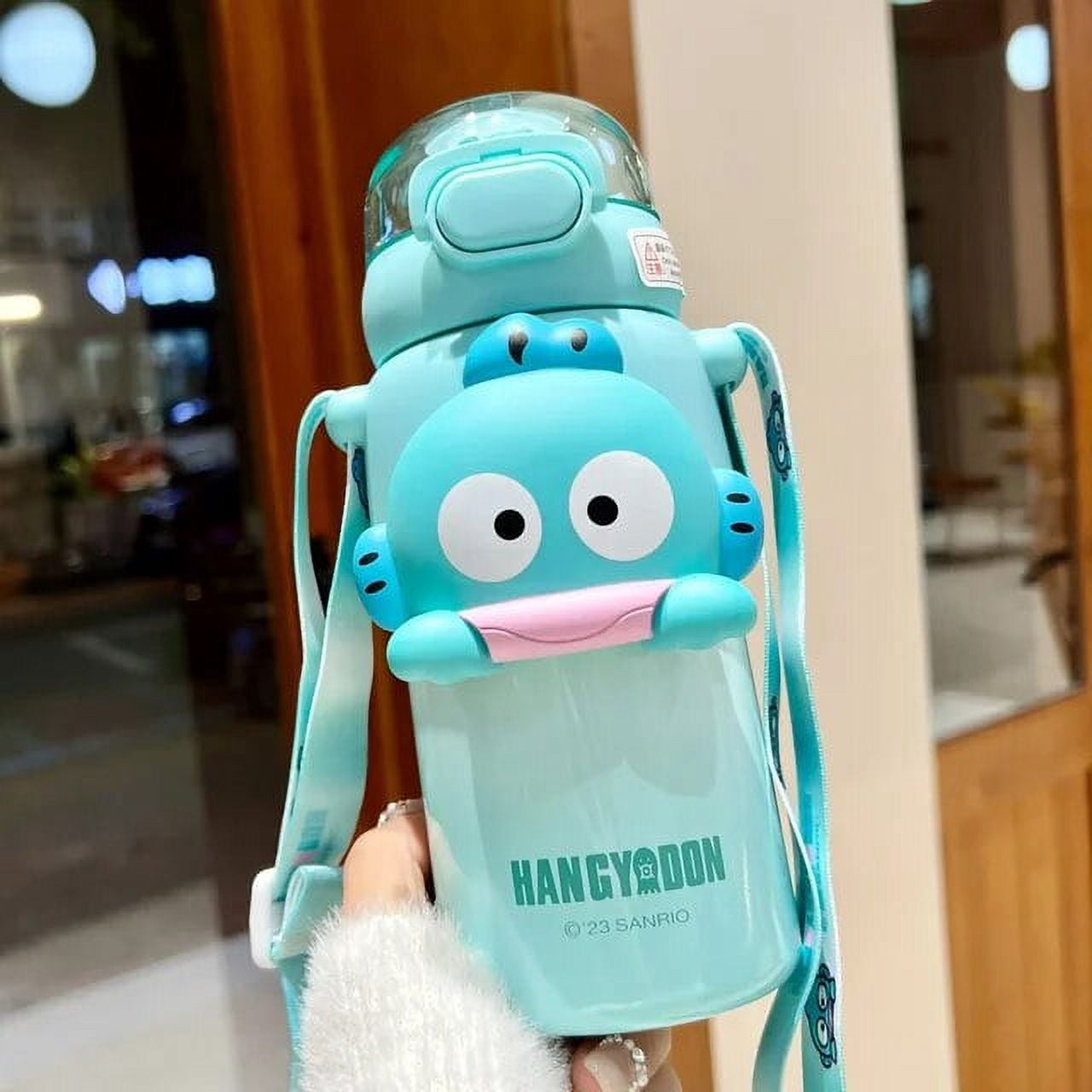 CHANMINA PRINCESS PROJECT 水筒 Girl Straw Kettle Crossbody Stainless Steel Kawaii 500ml Sanrio