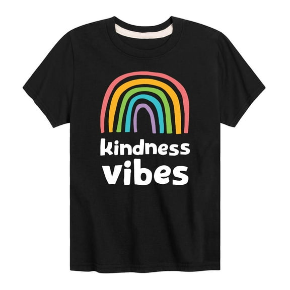 Instant Message - Kindness Vibes - Toddler And Youth Short Sleeve Graphic T-Shirt