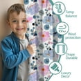 thumbnail image 3 of Blackout Kids Curtains,Pioneer Flower Floral Print Pattern Childrens Insulated Curtains Set Of 2,Bedroom Essentials,Toddler Room Decor 42"x84", 3 of 5